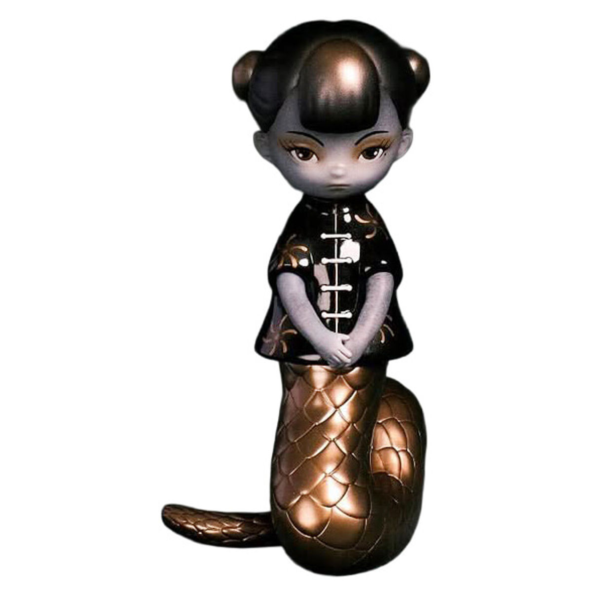 Snake Girl Black Gold