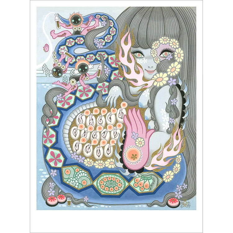 Snake Mother (Print) by Junko Mizuno