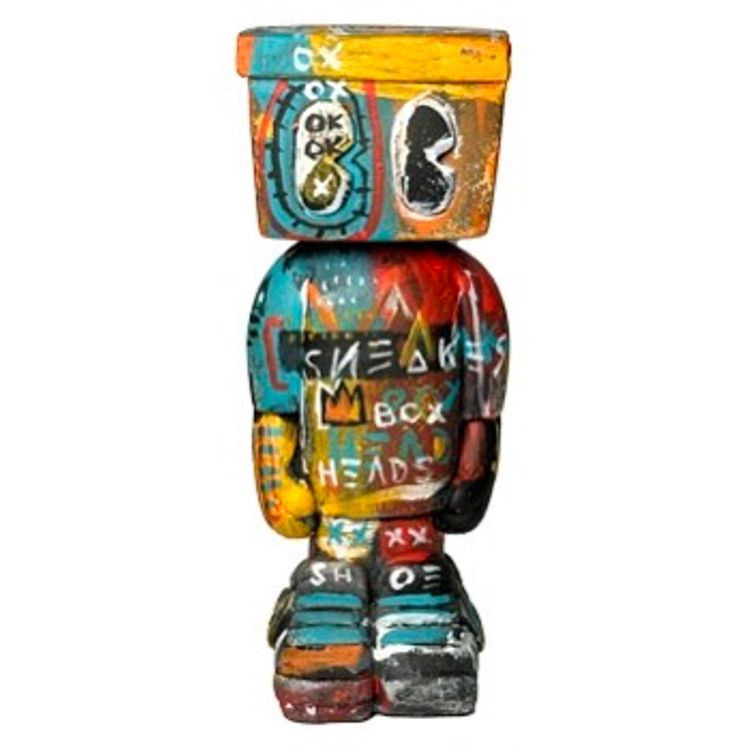 Sneaker Box Head Untitled 01 by JeAA (John Eugene Atendido Avila)