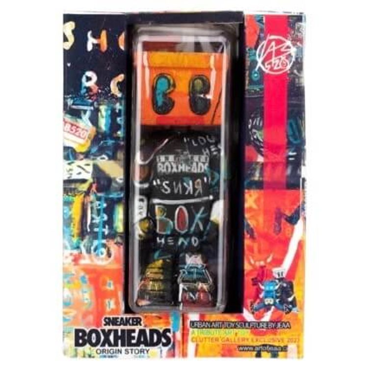 Sneaker Boxheads Art toy by JeAA (John Eugene Atendido Avila)