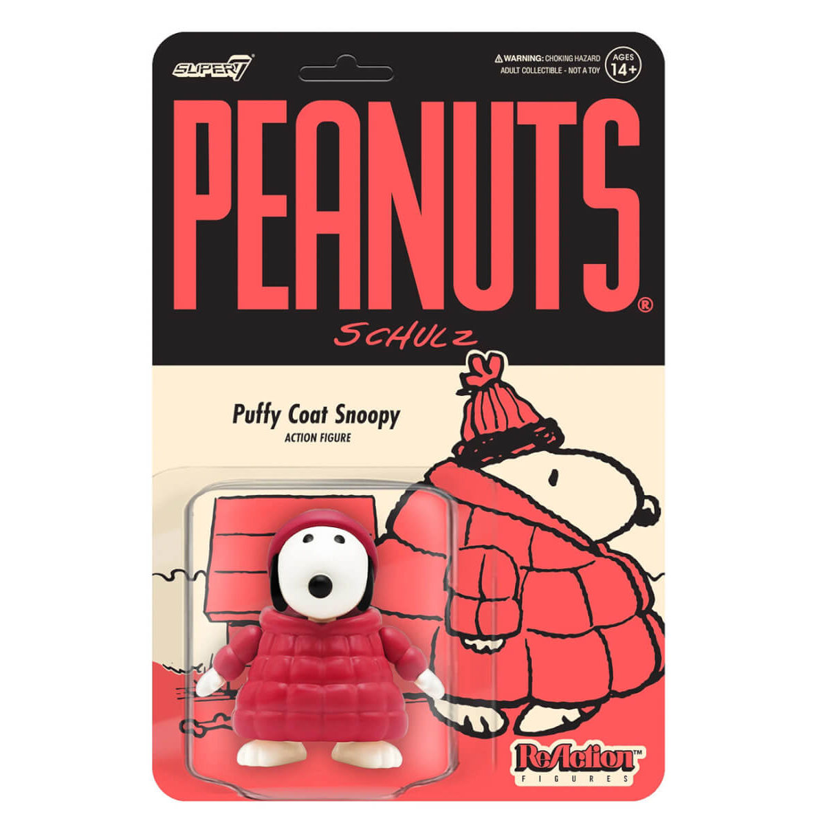 Snoopy Puffy Coat Red Wave 5