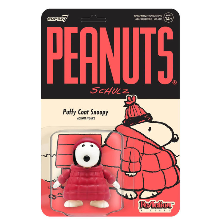 Snoopy Puffy Coat Red Wave 5 by Charles M. Schulz
