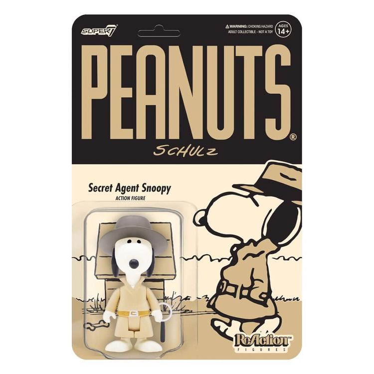 Snoopy Secret Agent Tan Wave 5 by Charles M. Schulz