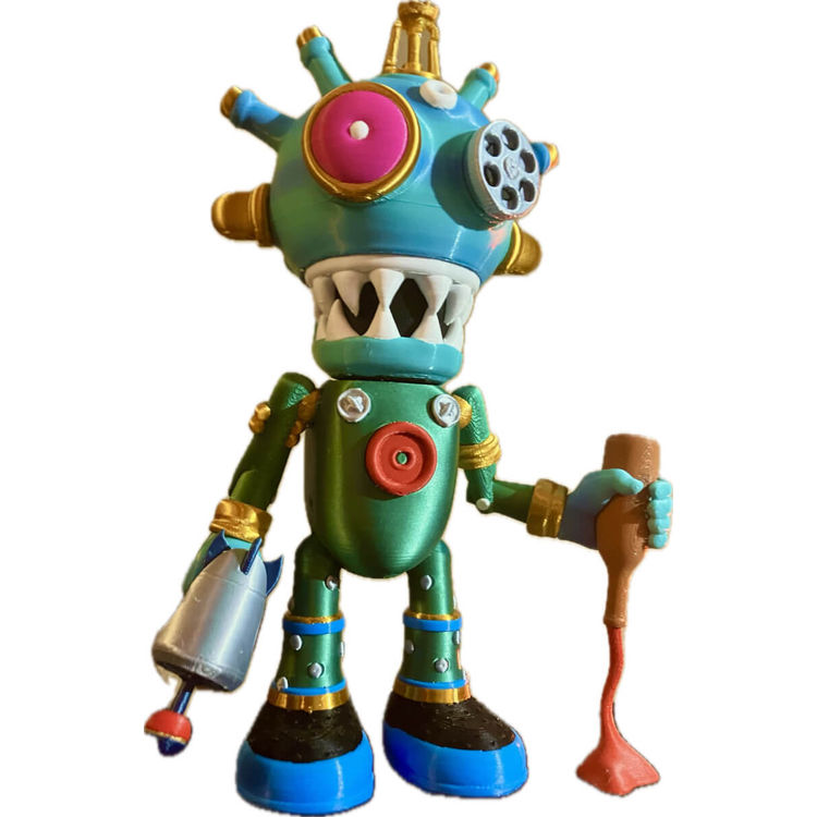 Sober JunkBot by Mindsponge Toy