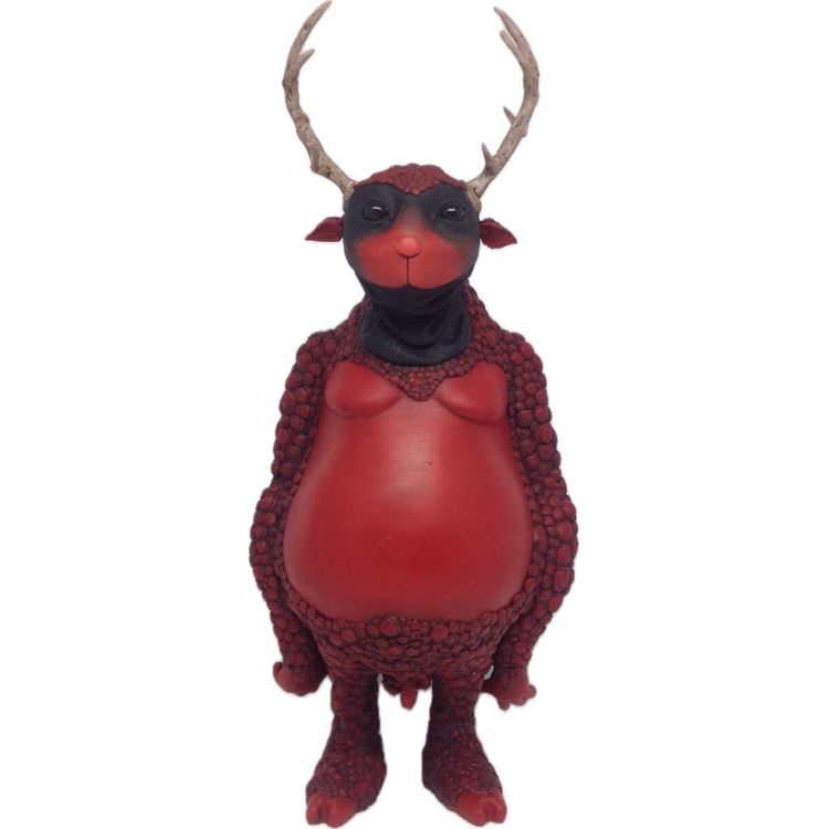 Songbird Willo (Red and Black Cardinal Colorway) by Kyle Kirwan