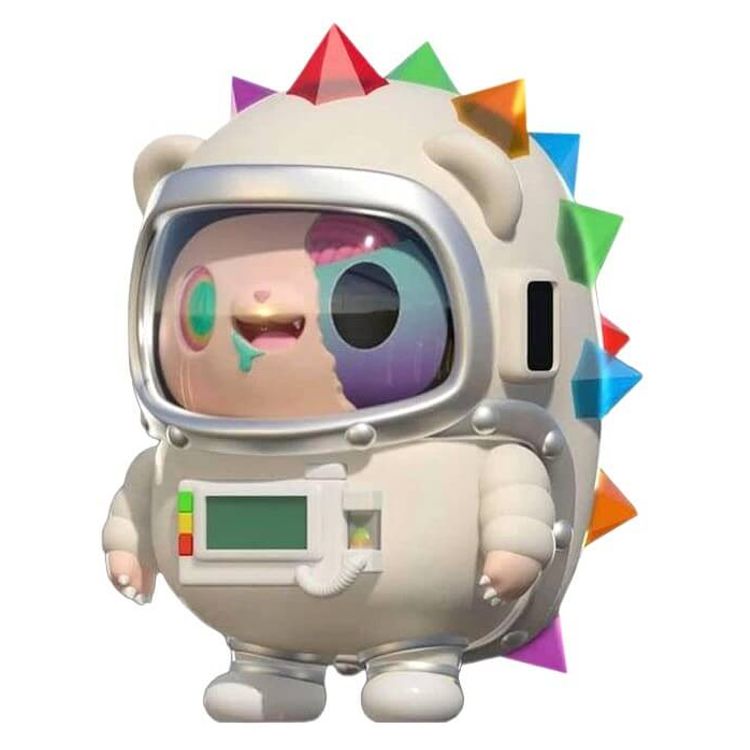 Space Hogkey Zombie Face by Tangent