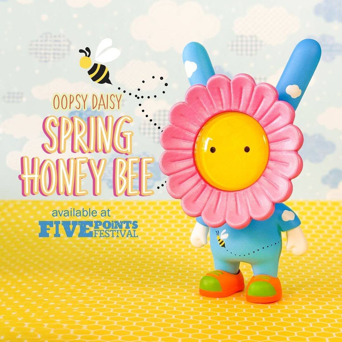 Space Rabbit Oopsy Daisy Spring Honey Bee