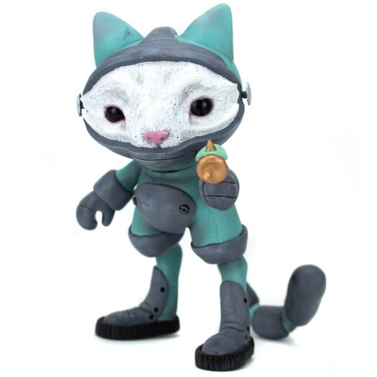 Space Security Officer (Domestic Short Hair) by Vanessa Di Tullio