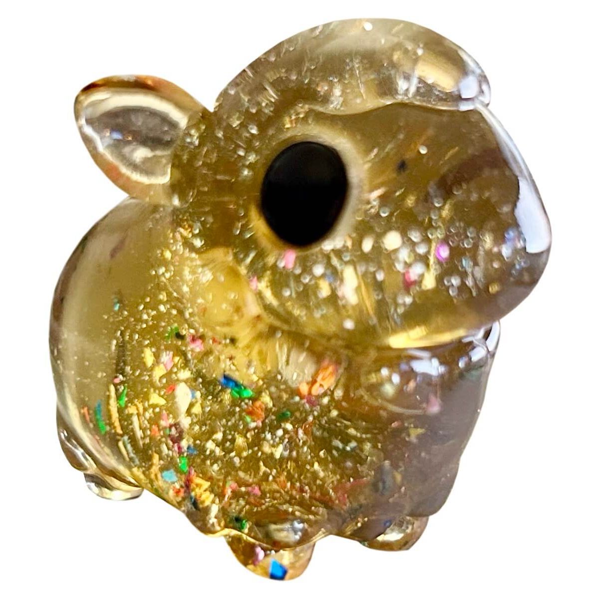 Sparkly Clear Yellow Sheep