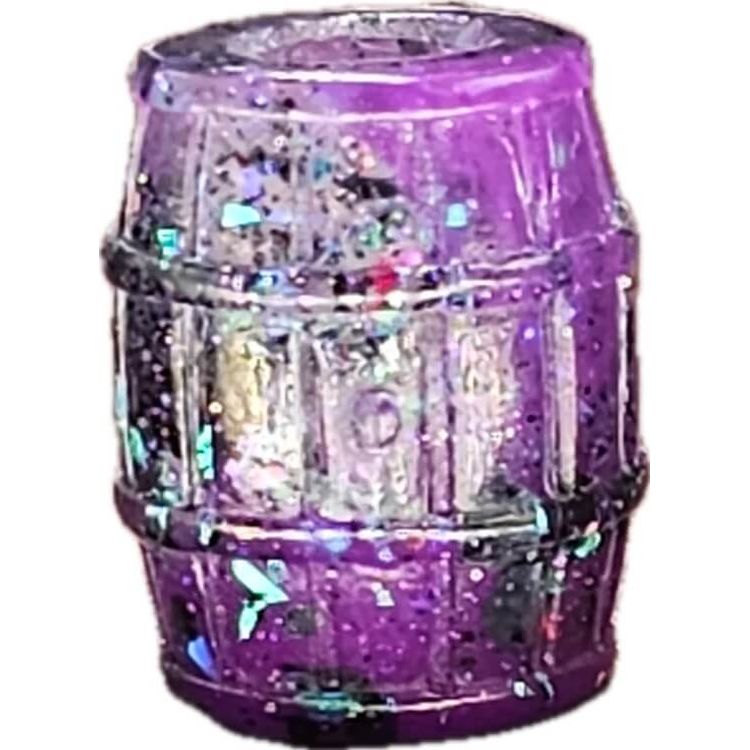 Spell Bound Gish Collab Barrel Bead by Glow Man Dan