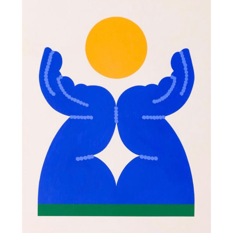 Spiritual Attitude Sun by Mameko Maeda