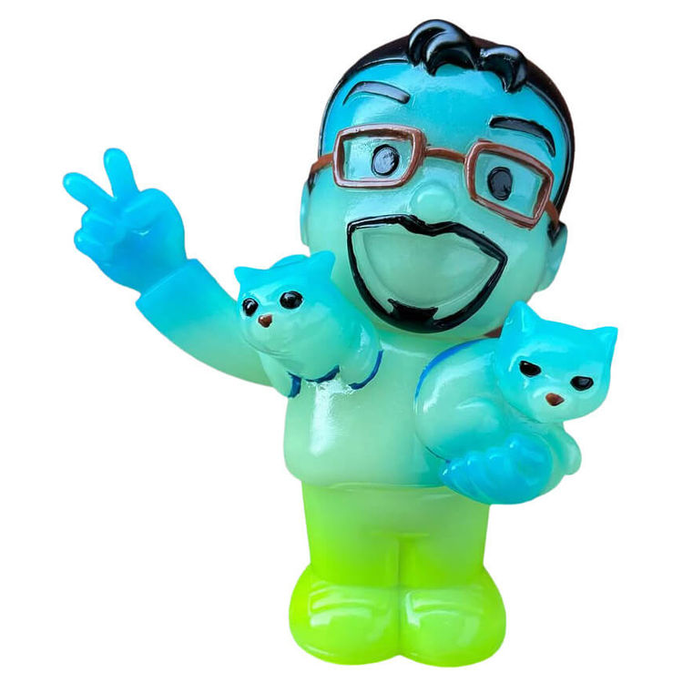 Spooky Mark and Cats by Mark Nagata