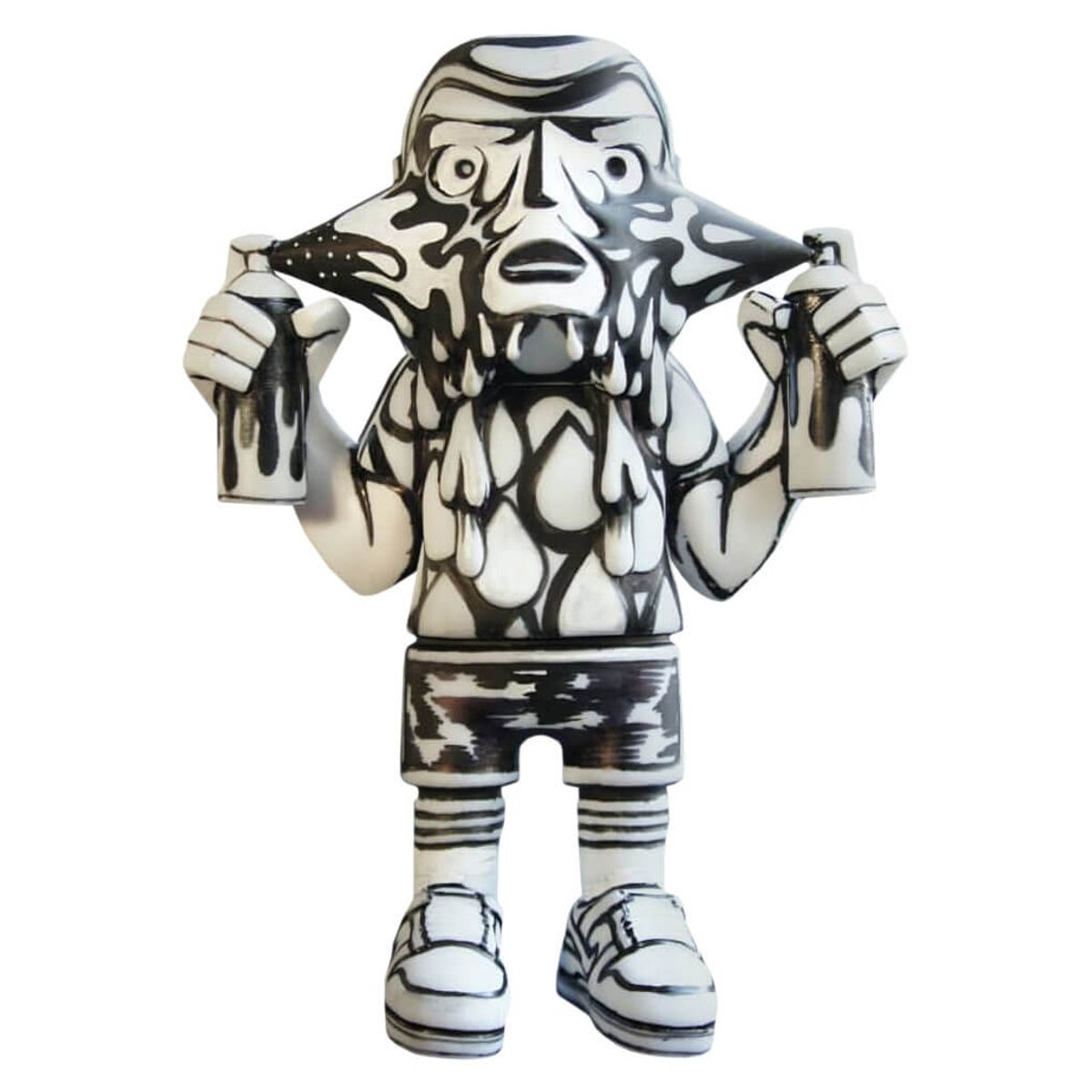 Sprayed Black & White Sketch