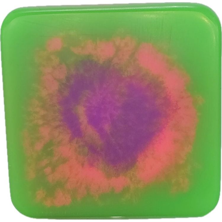 Square Coin - Worry Pebble by Glow Man Dan