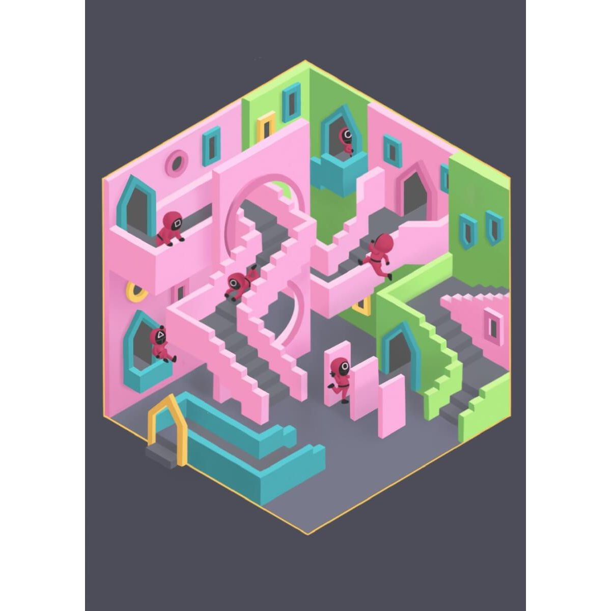 Squid Game Isometric