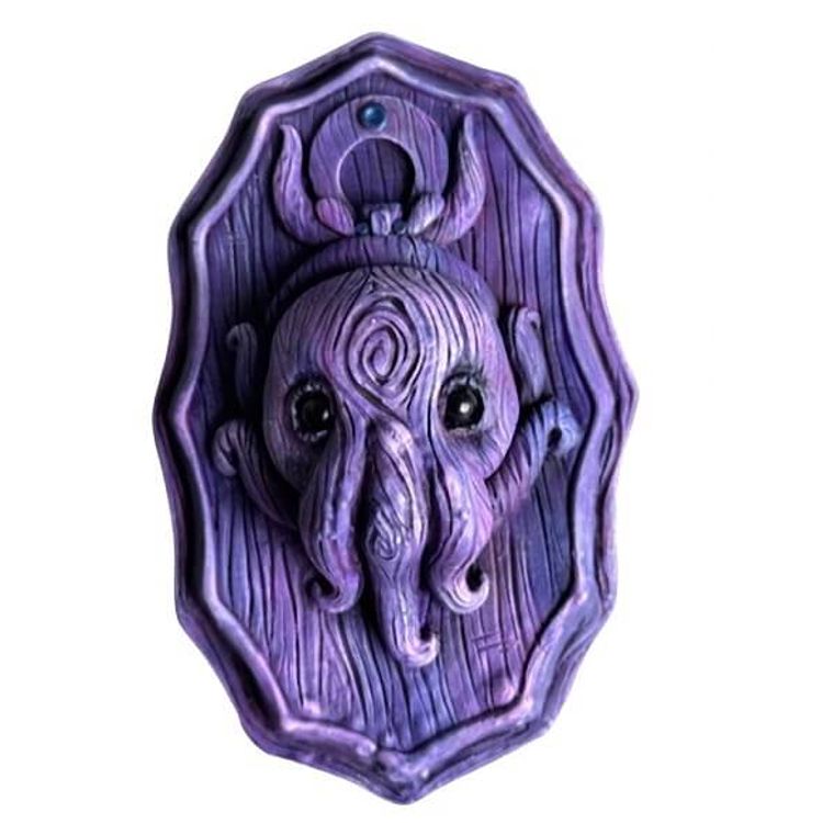 Squid God Plaque - Pale Purple by Persnickety Dirigible