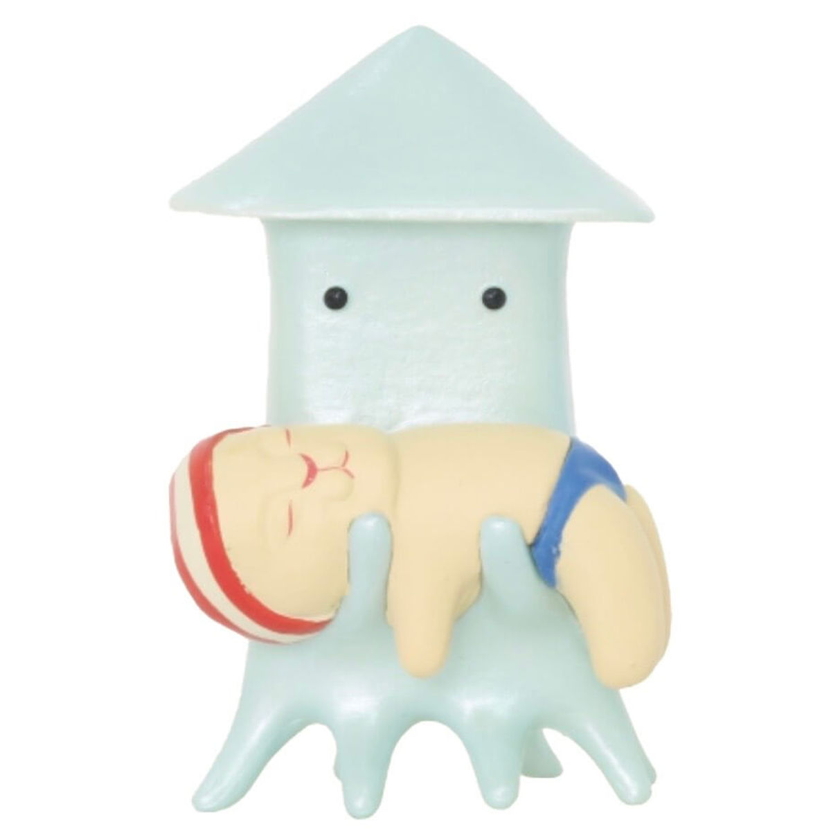 Squid Pieta With White Swimmer Seal