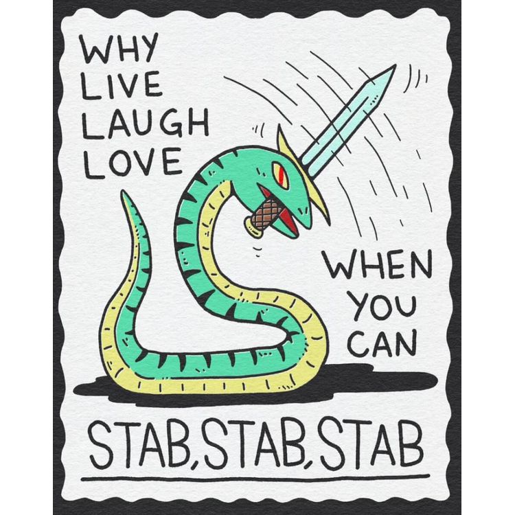 Stab Stab Stab by Wizard of Barge