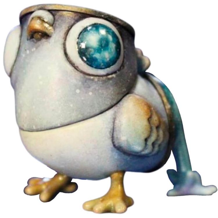 Starry Starry Pigeon by Litil.JIU