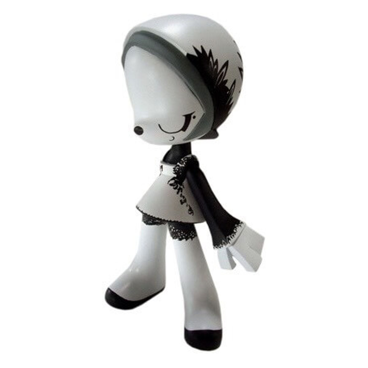 Steiny Black White Floral