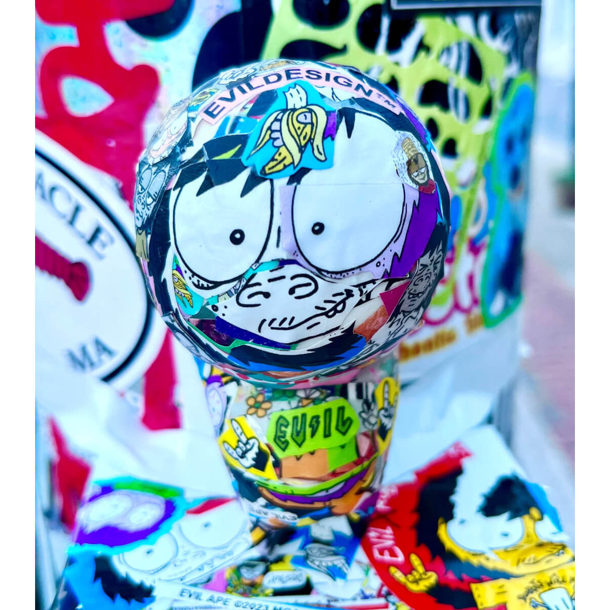 Sticker Smash Monster Drone