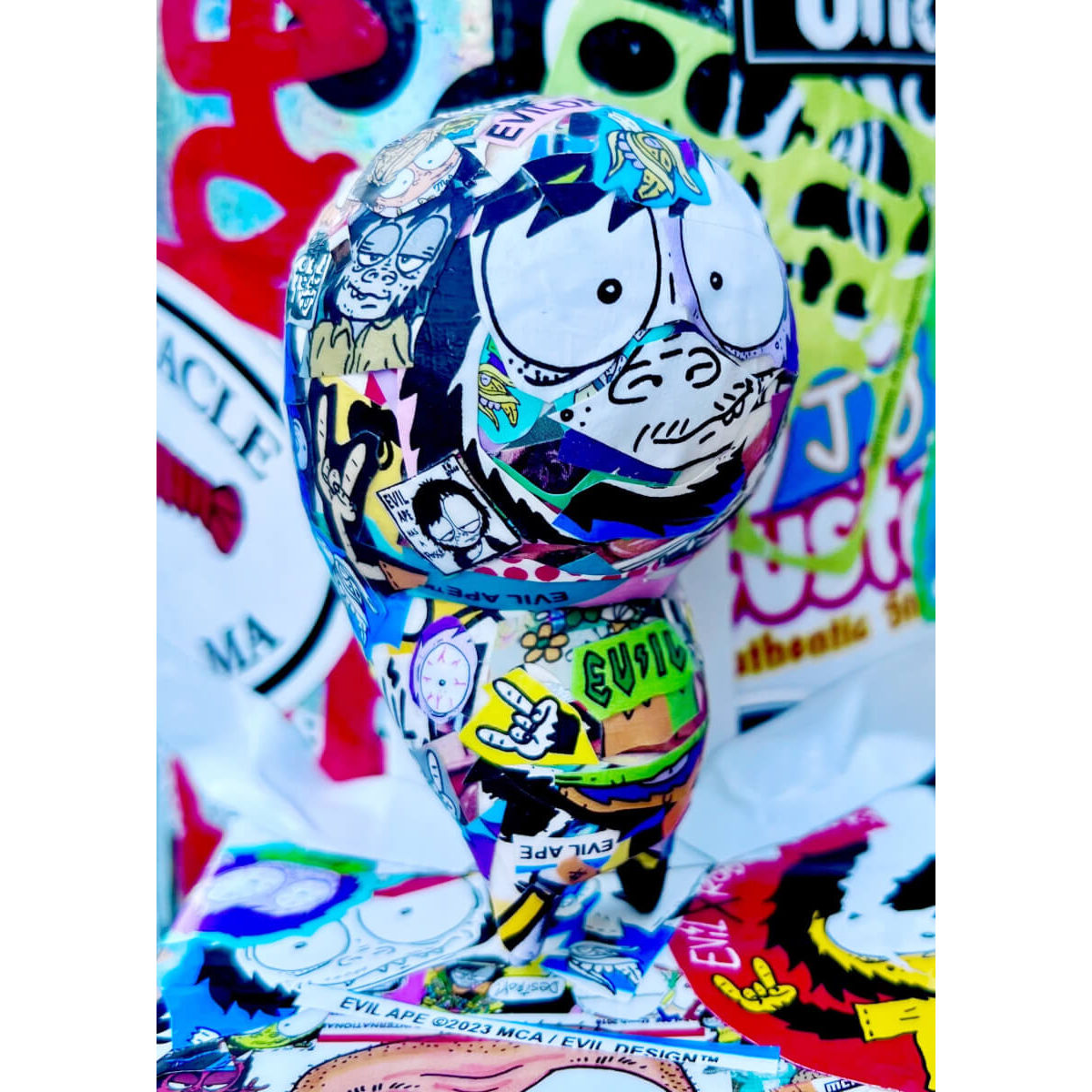 Sticker Smash Monster Drone