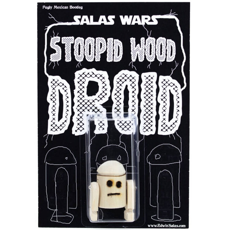 Stoopid Wood Droid by Edwin Salas
