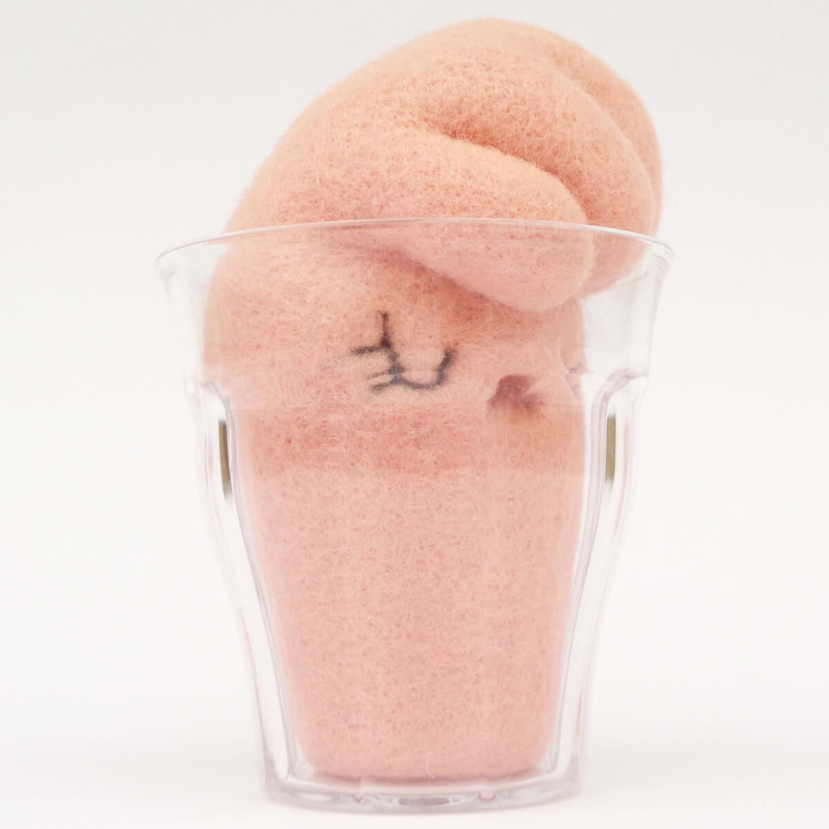 Strawberrette, glass of strawberry milk