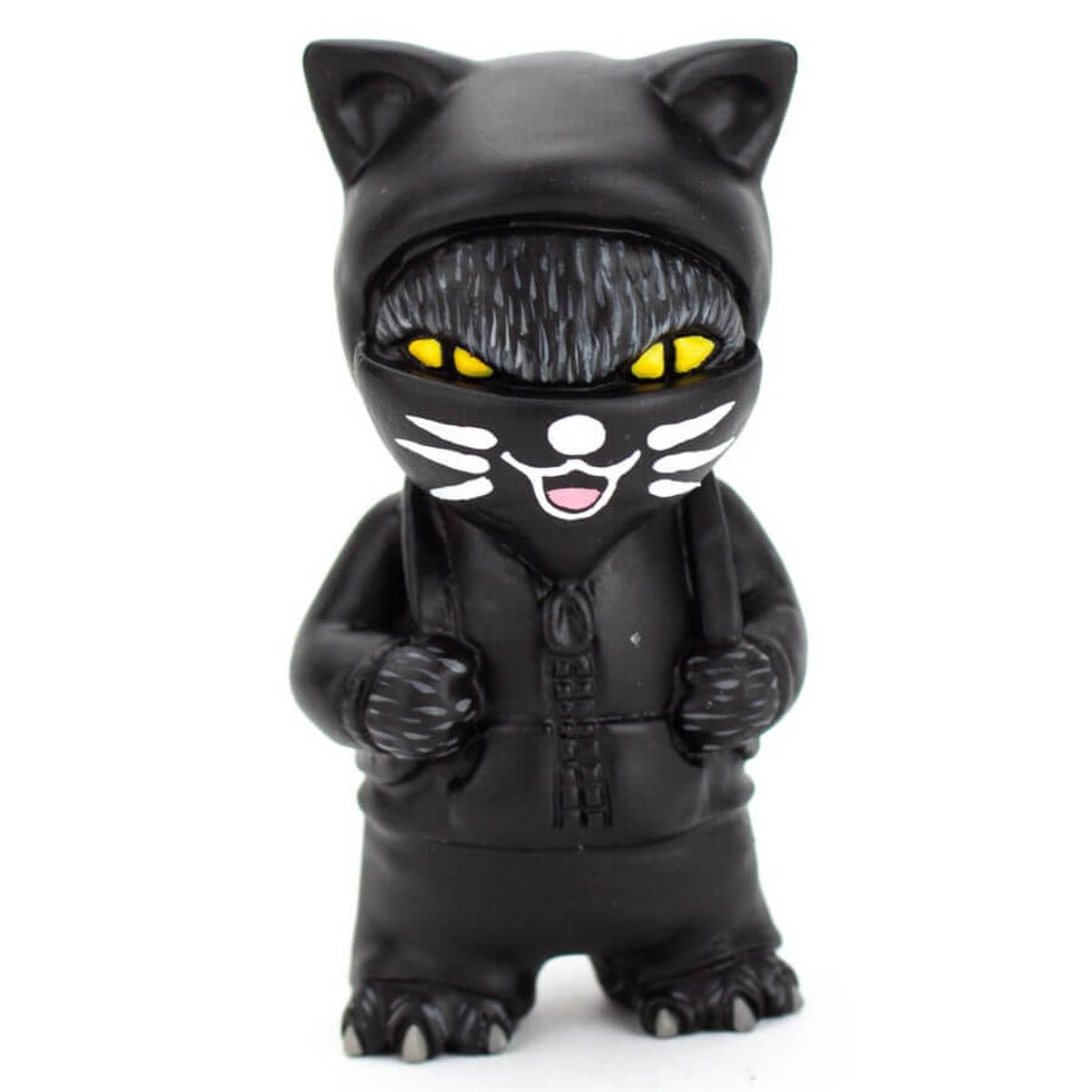 Street Cat (Black and Yellow Whiskers)