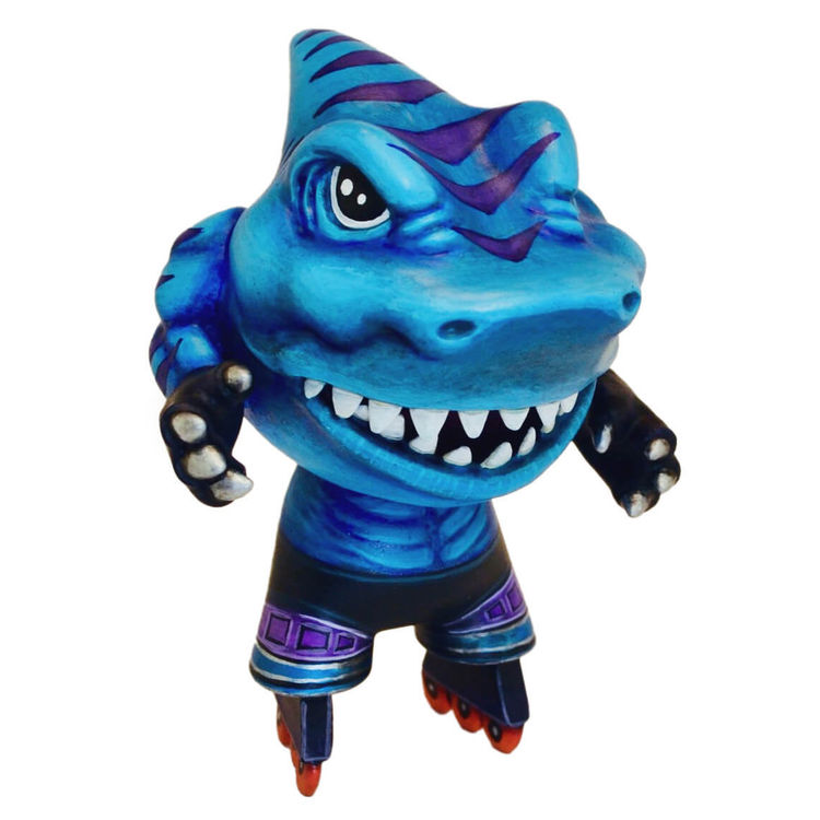 Street Shark Munny by Jared Circusbear
