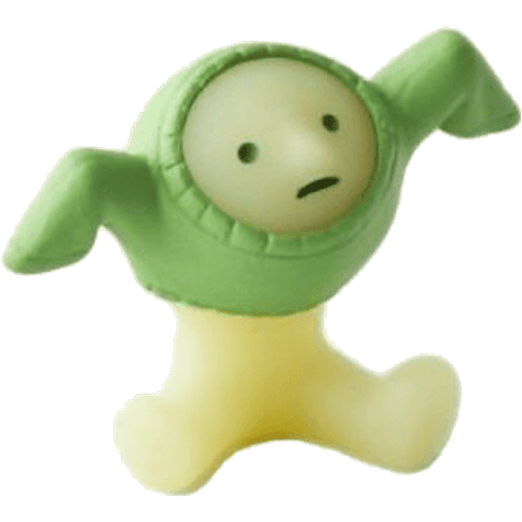 Struggling Smiski by Toru Soeya