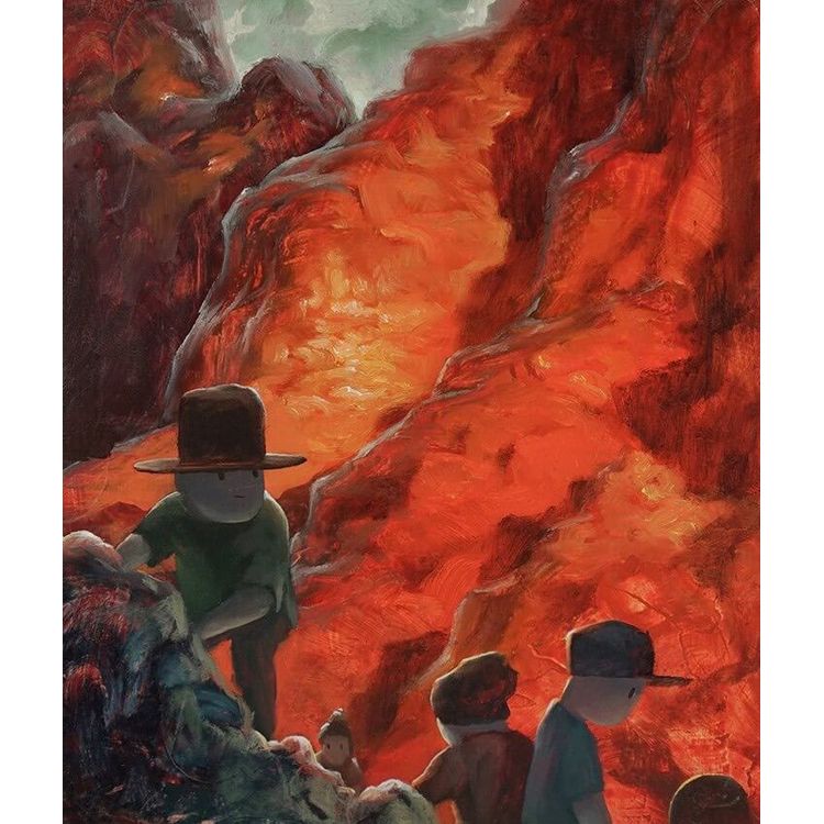 Study #13 Fried Chicken Mountain by Giorgiko
