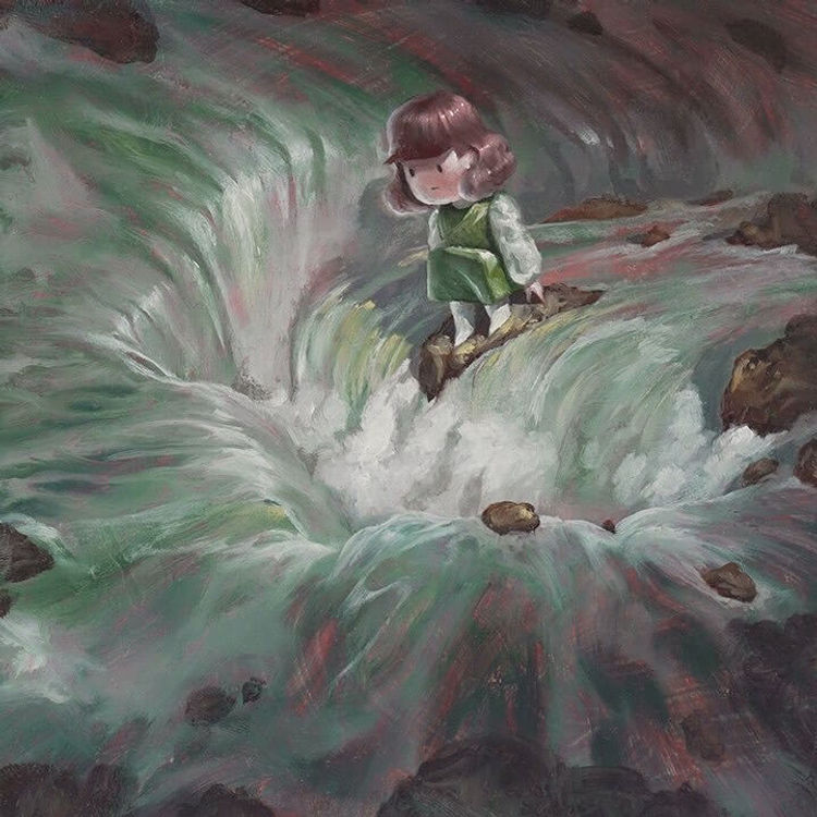 Study #15 Water Crossing by Giorgiko