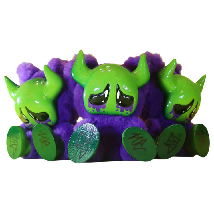 Stuffed Sad Cartoon Green by TJP