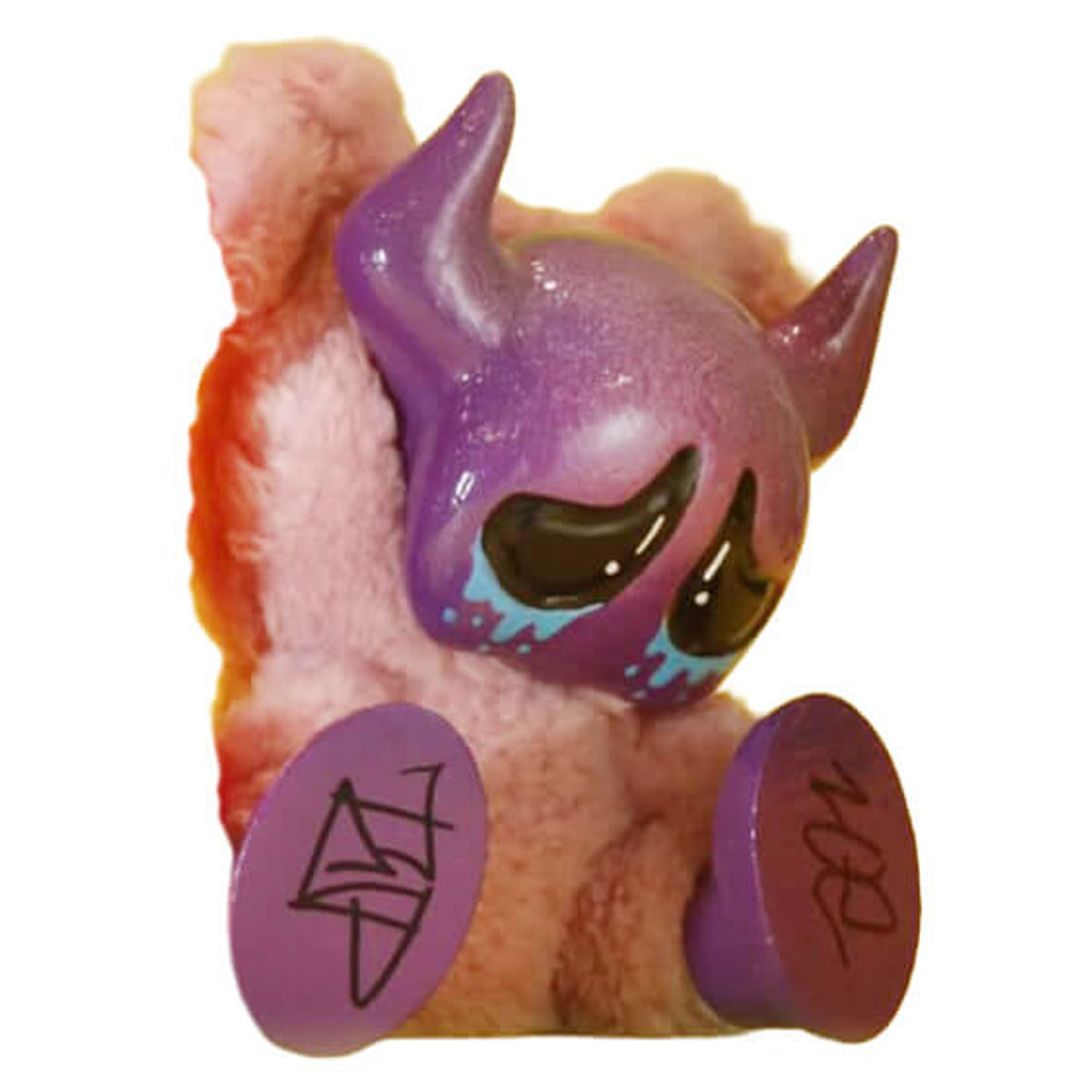 Stuffed Sad Cartoon Purple