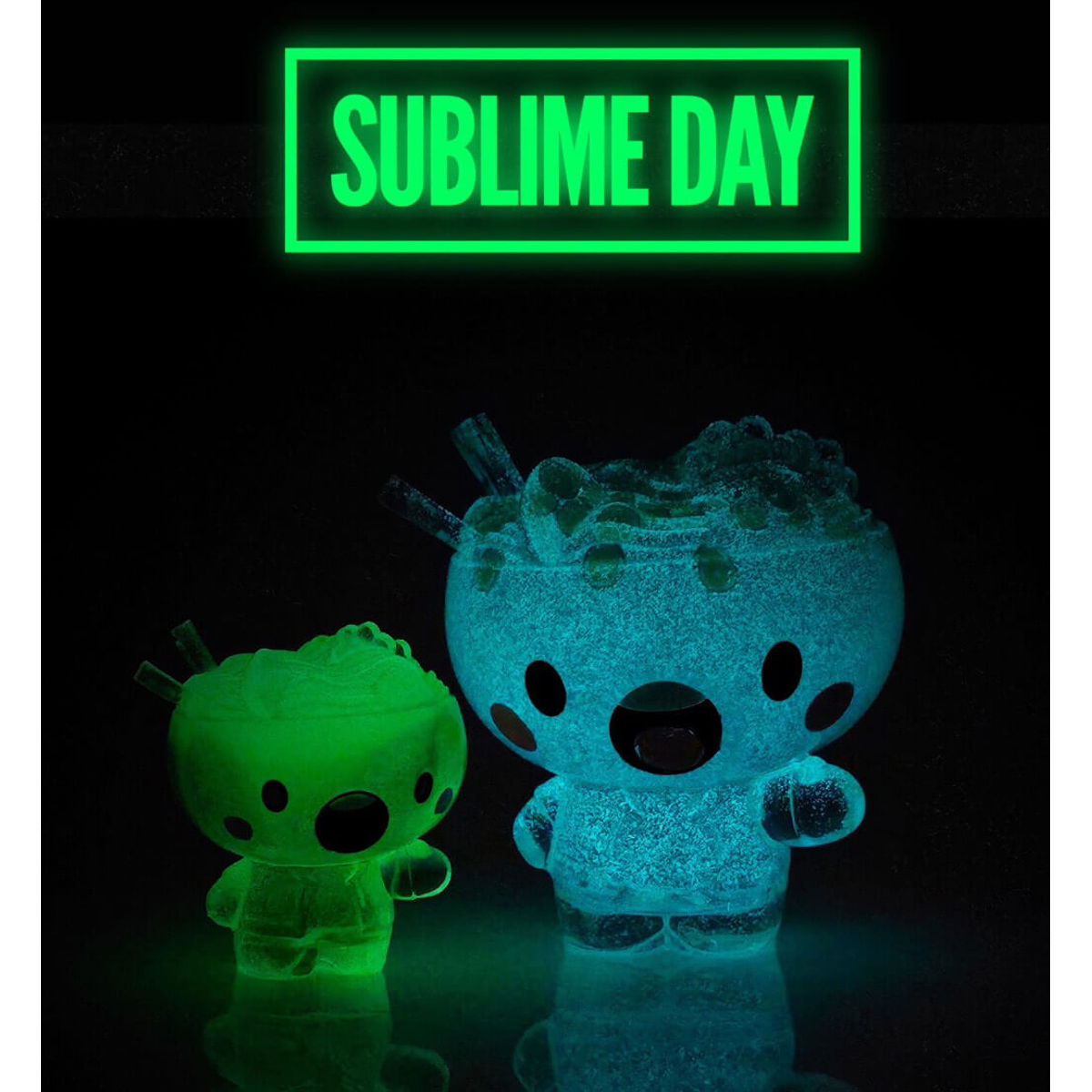 Sublime Day Hello Raw-man Mini (GID Green)