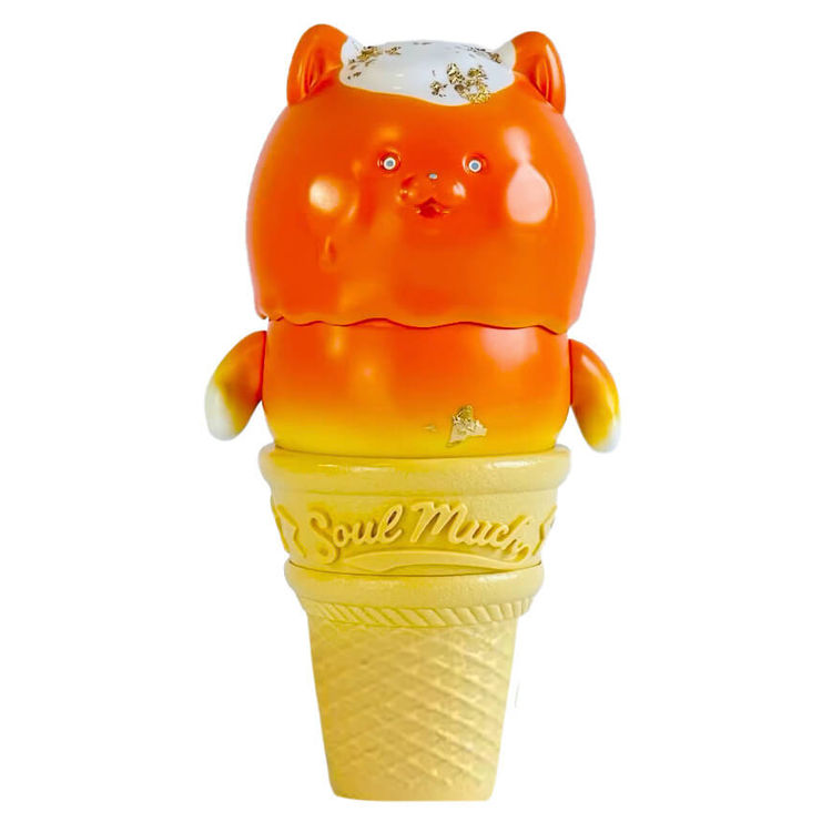 Sugar High Meeeow Ice Cream Orange by AK SOULMUCH
