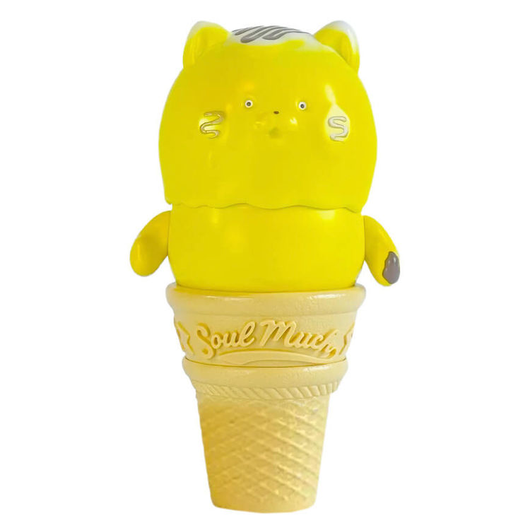 Sugar High Meeeow Ice Cream Yellow by AK SOULMUCH