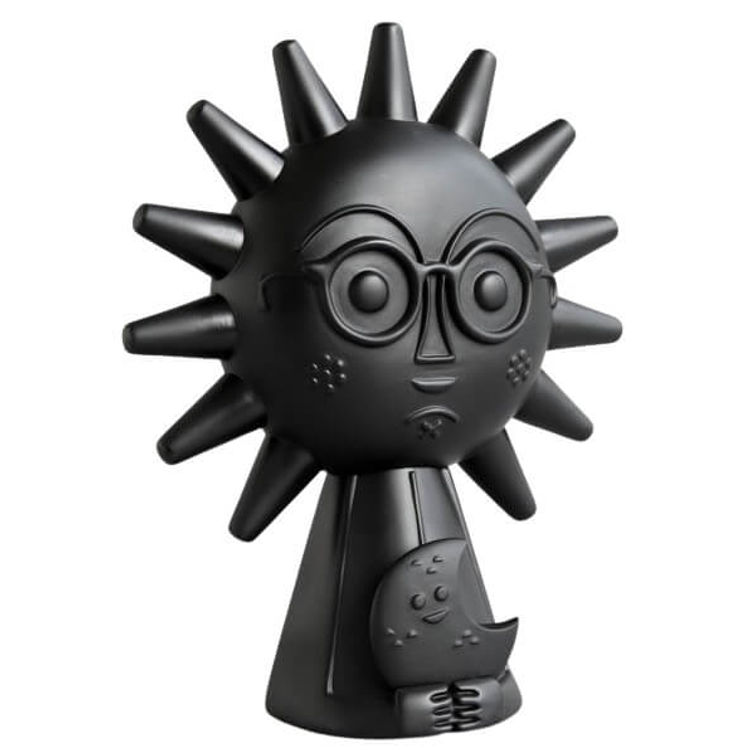 Sunday Sun, Black by Tad Carpenter