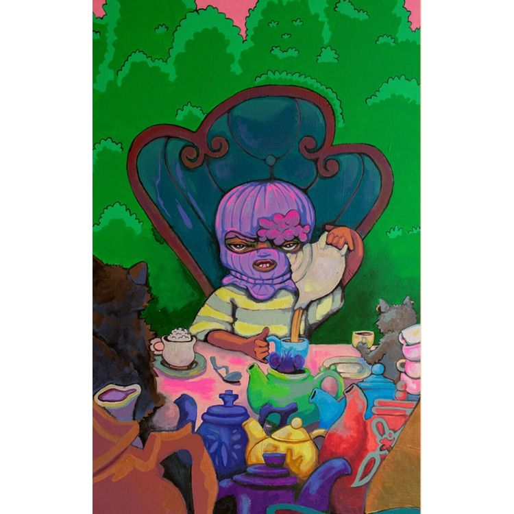 Sunny's Tea Party, 2024 by Bianca Pastel