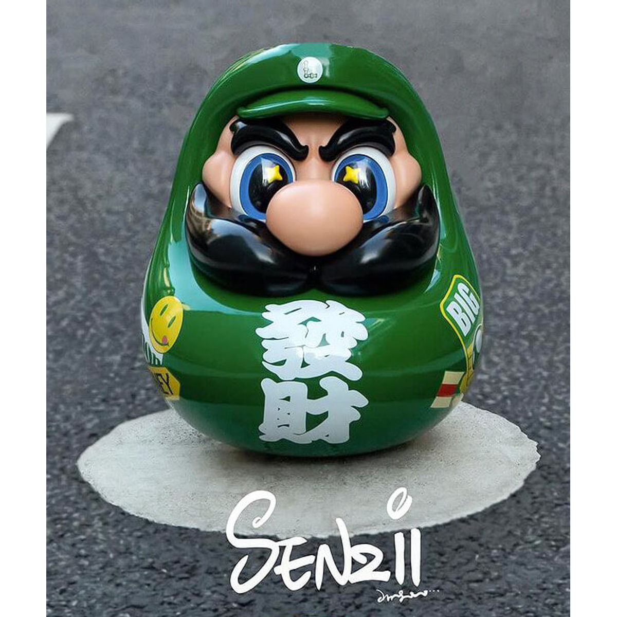 SuperDaruma Get Rich Green Plus Size