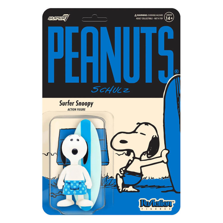 Surfer Snoopy Blue Wave 5 by Charles M. Schulz