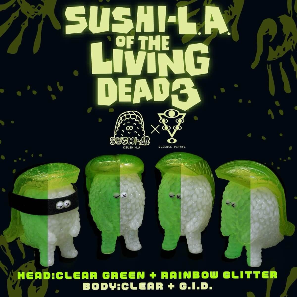 Sushi L.A. of the Living Dead3 Shrimp GID