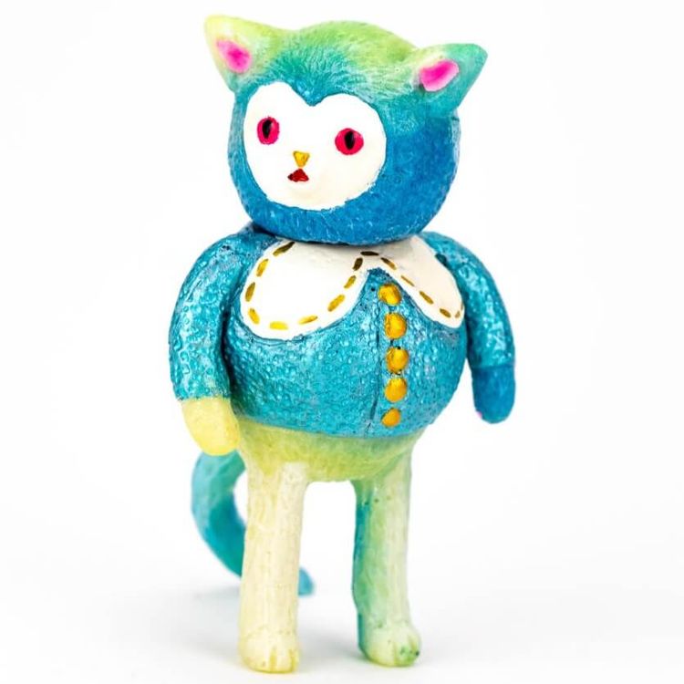 Sweater Cat – GID Marble by Grumble Toy (Ainsley Sturko)