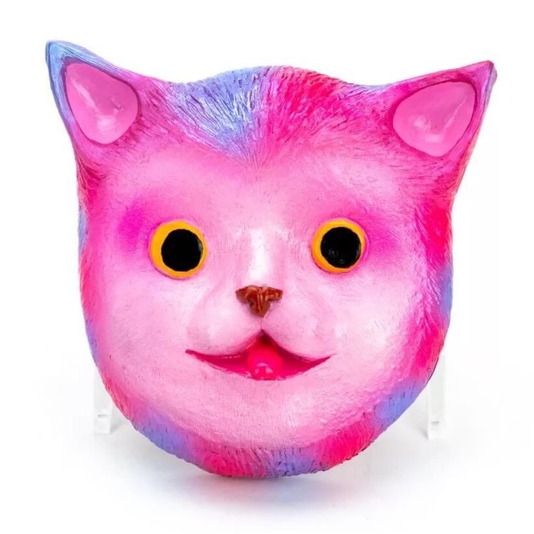 Sweater Cat Plaque by Grumble Toy (Ainsley Sturko)