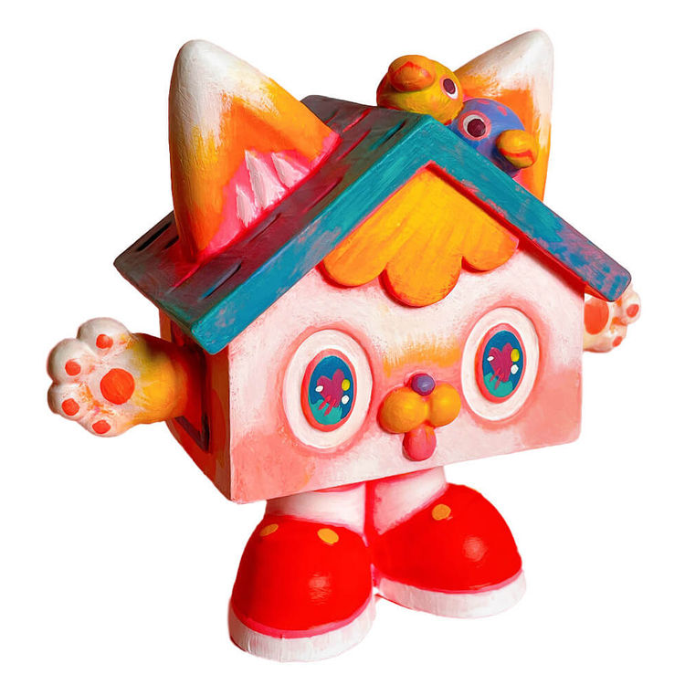Sweet Home Cat In the Sky by Rato Kim