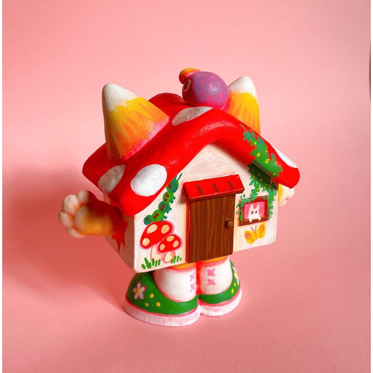 Sweet Home Cat Mushroom I