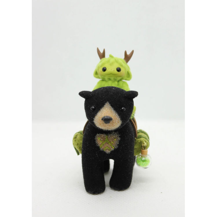 Sylwaine and Willow Black Bear by Beanie Bat