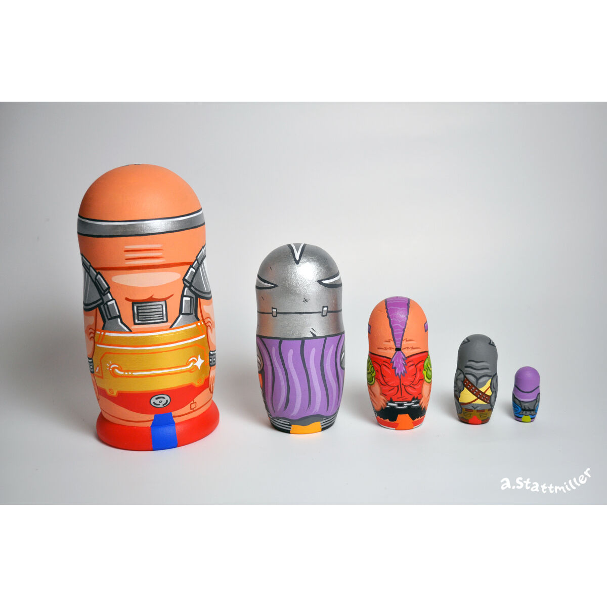 TMNT Villains Nesting Dolls