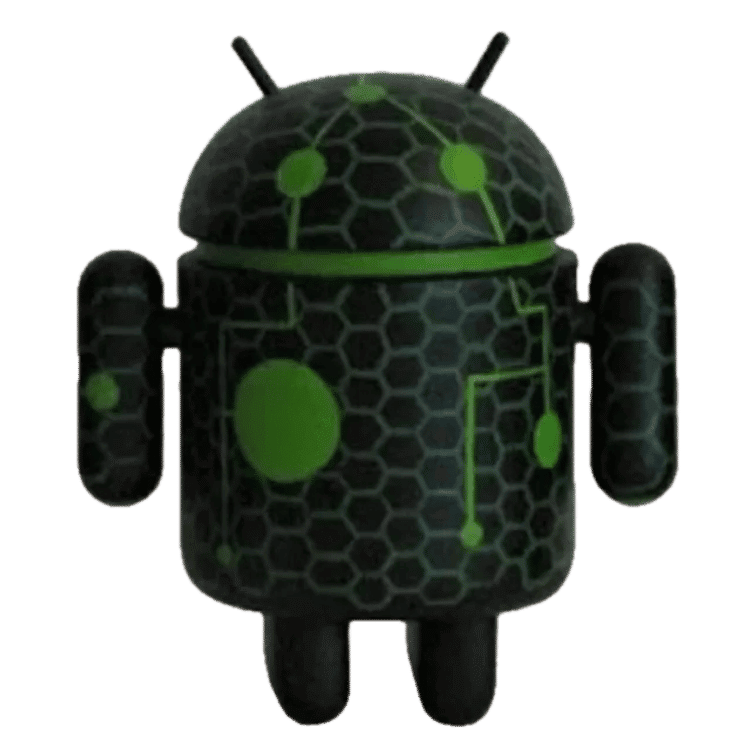 TRON Andriods - Green by David Stevenson